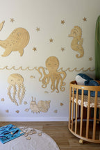 Puidust seinakaunistus - Krabi kujutis seina dekoreerimiseks, sealhulgas kahepoolne viimistletud vineerWooden Wall Decoration - Crab