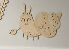 Puidust seinakaunistus kujutega lindude ja konnade seinakaunistus, valmistatud vineerist, sobib igasse interjööri.Wooden Wall Decoration - Crab