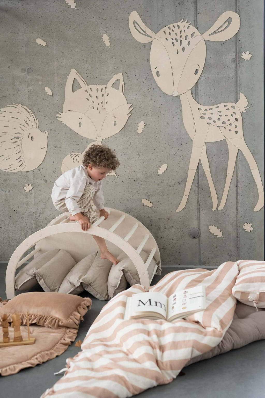 Hedgehog Forest Animal - Wooden Wall Decoration
