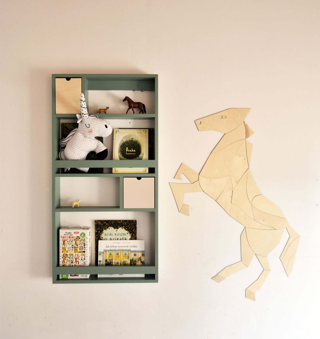 Wooden Wall Decoration - Horse/Unicorn