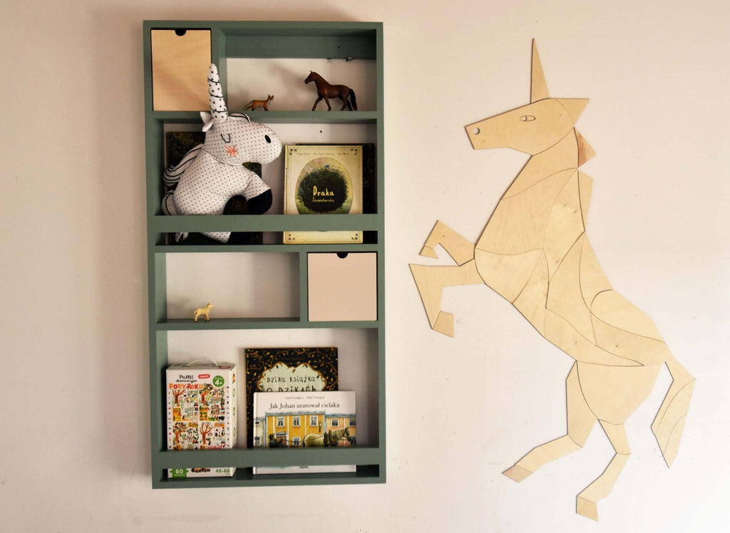 Wooden Wall Decoration - Horse/Unicorn