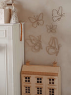 Wall decoration - Set of 6 Wooden Butterflies