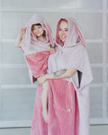 Surfbunny Kids Bath Poncho - Pink