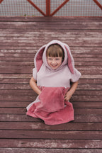 Surfbunny Kids Bath Poncho - Pink
