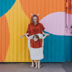 Surffoxy Kids Bath Poncho - Orange