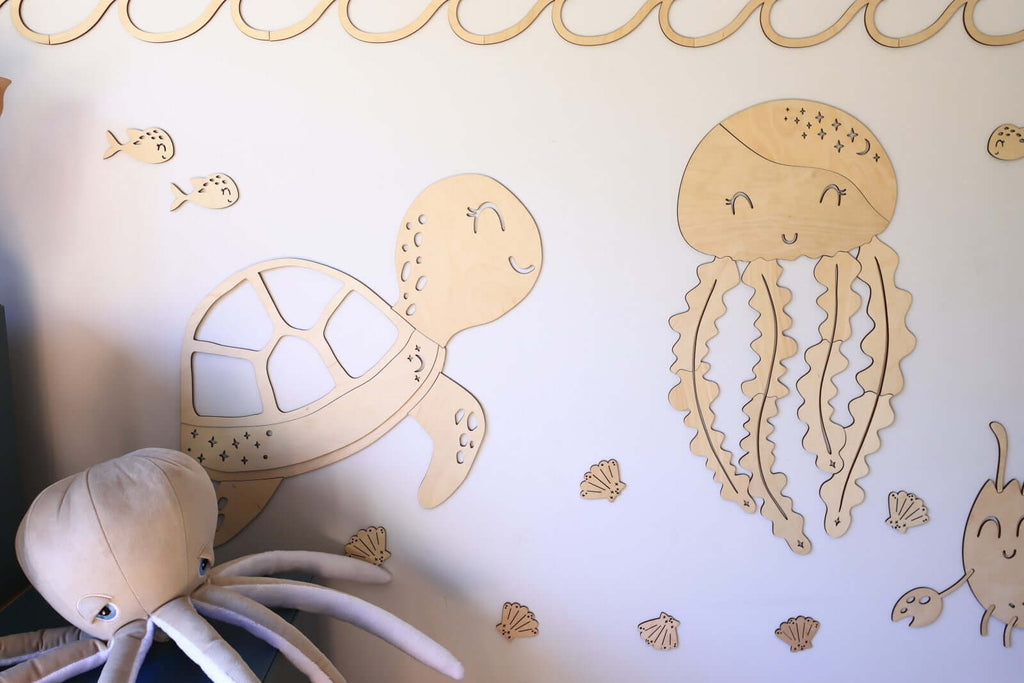 Wooden Wall Decoration - Turtle