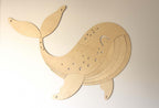 Wooden Wall Decoration - Whale