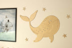 Wooden Wall Decoration - Whale