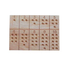 Wooden Montessori Number Board