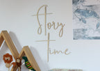 Wooden Wall Sign - Story Time